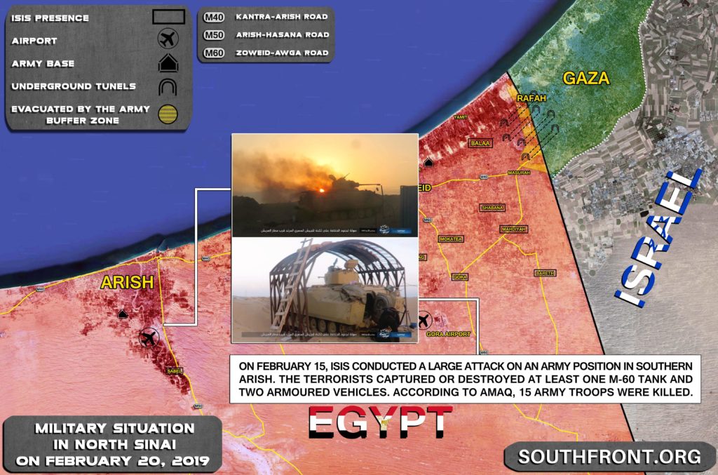 ISIS Attacks Egyptian Army Positions near Arish City In Norther Sinai (Map, Photos)