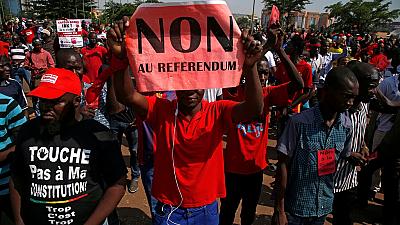 Malians in protest against constitution review plans of government