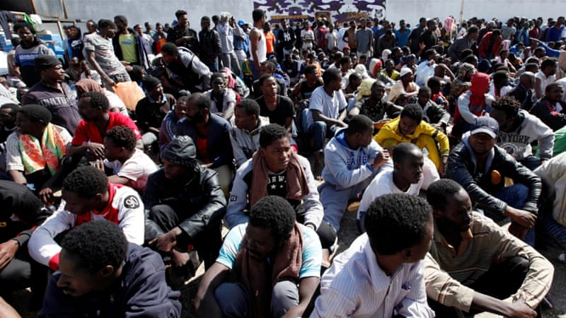 There are an estimated 100,000 African migrants in Algeria [Ismail Zitouny/Reuters]