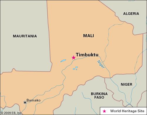 Image result for timbuktu map