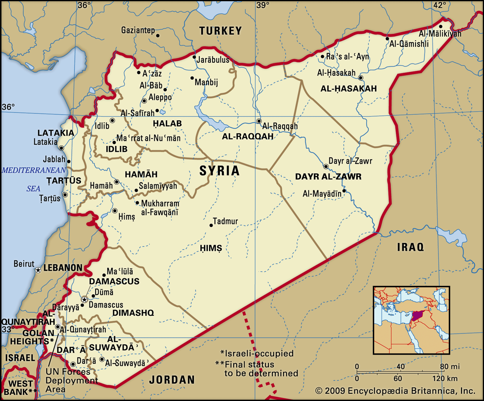 Image result for syria map