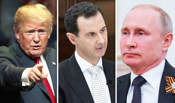 Bashar al-Assad 'attacks' Trump and grovels to Putin as he ...