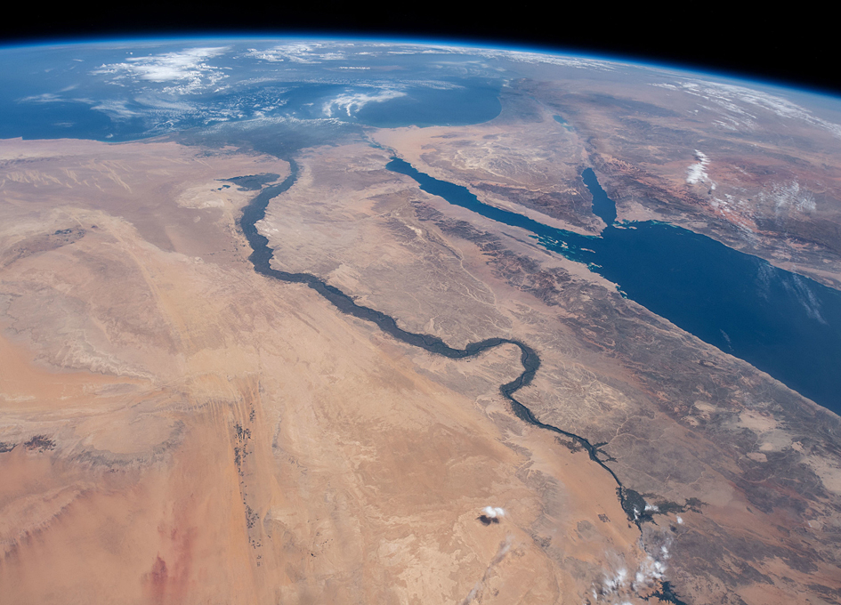 הנילוס בצילום מהחלל