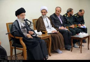 2-Khamenei-meeting-with-IRGC-and-Mullas-No-shoes-p1