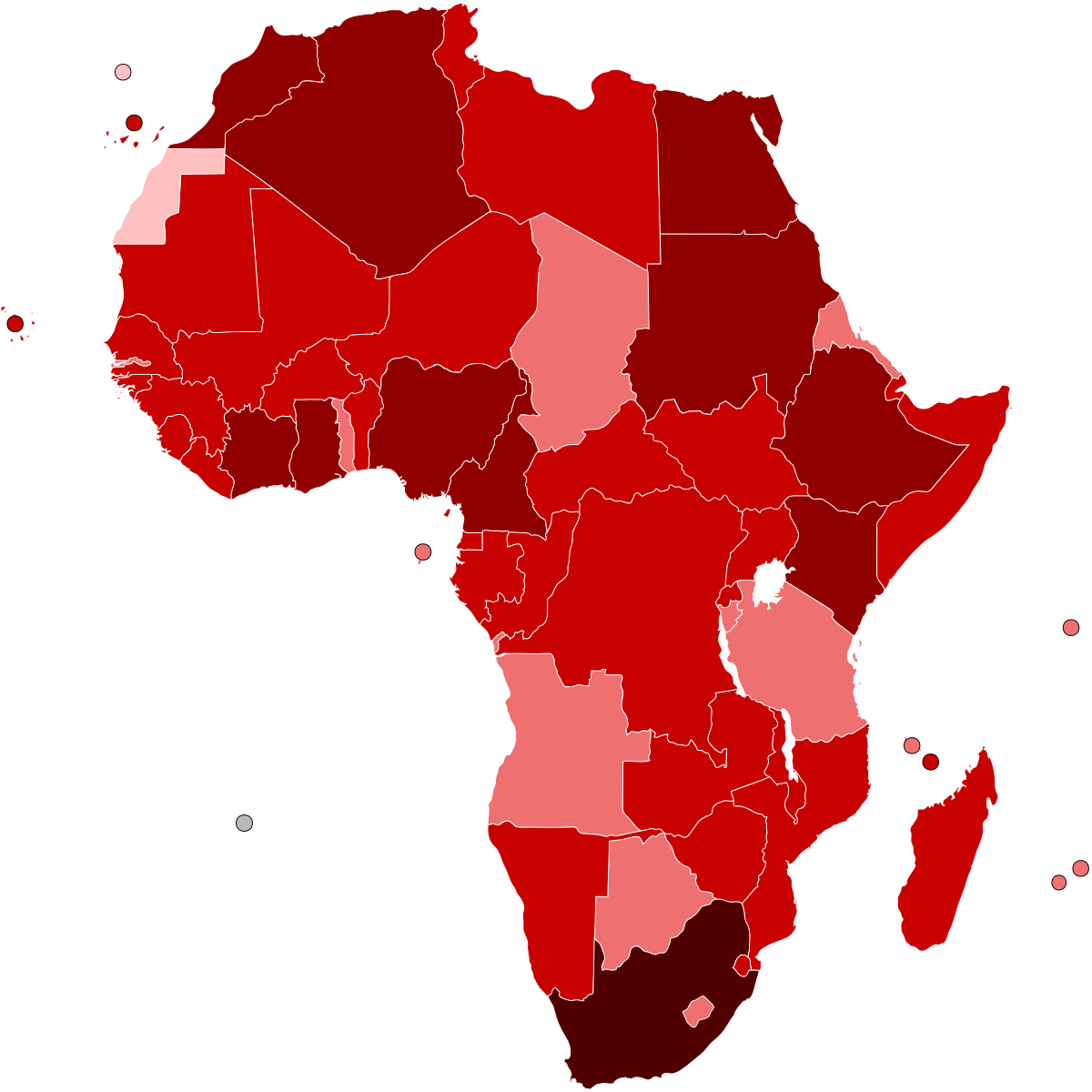 COVID-19 pandemic in Africa - Wikipedia