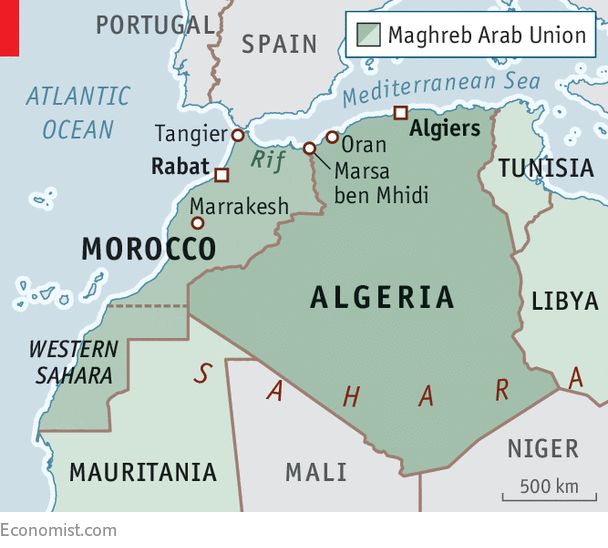 Open Sesame - Morocco and Algeria keep building more barriers | Middle East  & Africa | The Economist