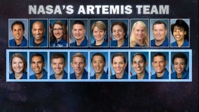 NASA announces "Artemis Team" of astronauts for future moon missions - CBS  News