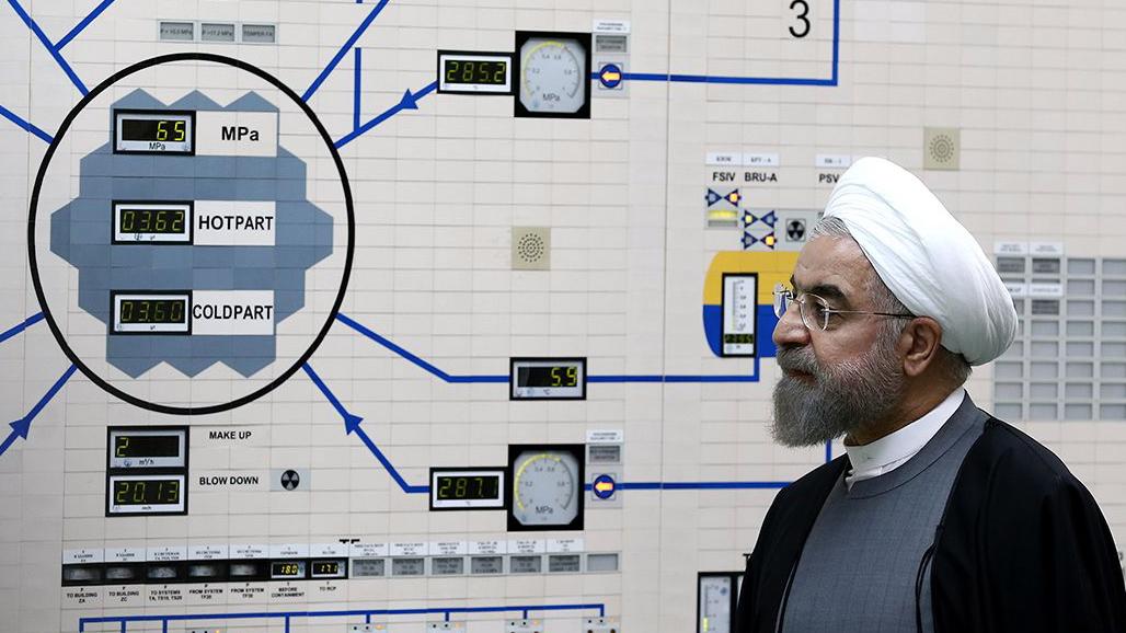 Iranian President Hassan Rouhani visits the Bushehr nuclear power plant in southern Iran. EPA