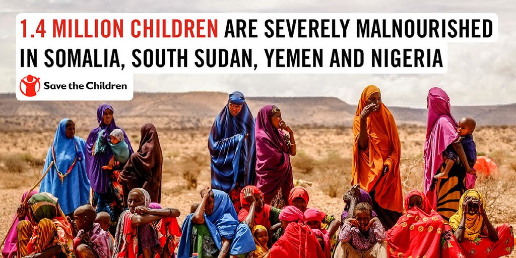 Save the Children International on Twitter: "Did you know? 1.4 million children in #Somalia, #Nigeria, #Yemen & #Nigeria are severely malnourished. World leaders must ACT #UNGA… https://t.co/MXdmNyAxxt"