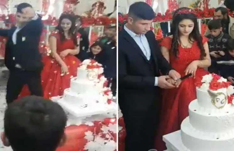 ردة فعل غاضبة لعريس فشل في تقطيع “تورتة” زفافه- (فيديو) | القدس العربي