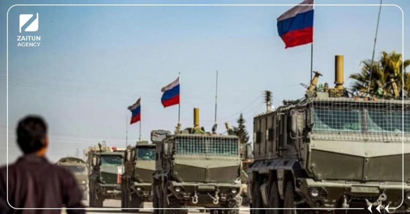 כוחות רוסיים תגבורת כוחות רוסים טור סיור