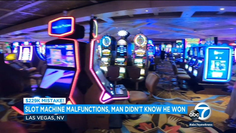 Tourist won $229,000 on a slot machine at Treasure Island Hotel and Casino,  but wasn't informed due to malfunction - ABC7 Los Angeles