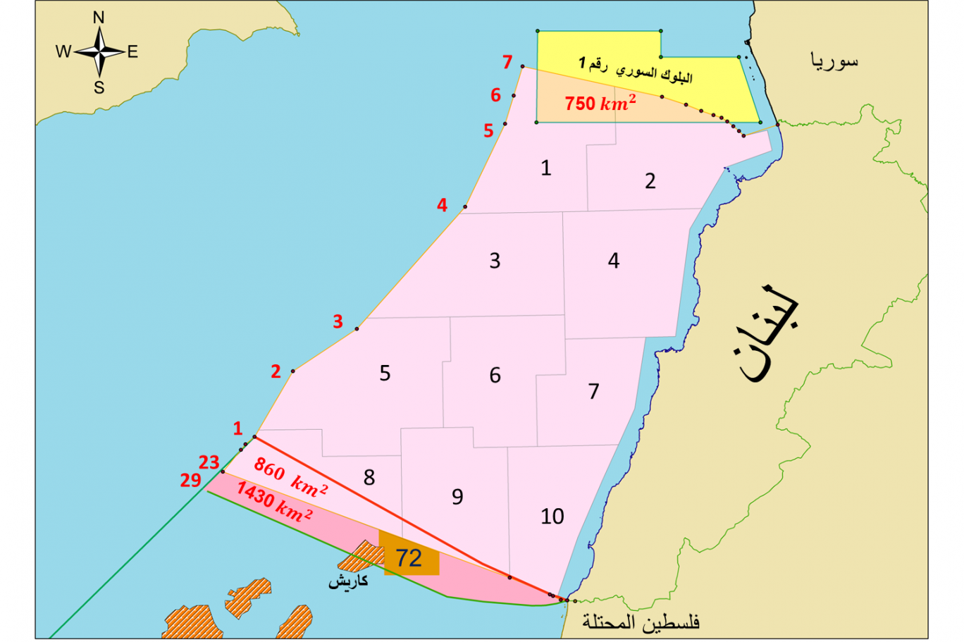 لبنان يسعى إلى ترسيم حدوده البحرية مع سوريا والأسد يتصل بعون | اندبندنت عربية