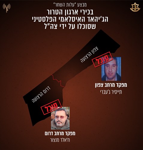 עלות השחר" - היום השלישי: מבצע נגד יעדי טרור בג'יהאד האסלאמי הפלסטיני. עדכונים אחרונים | את"צ