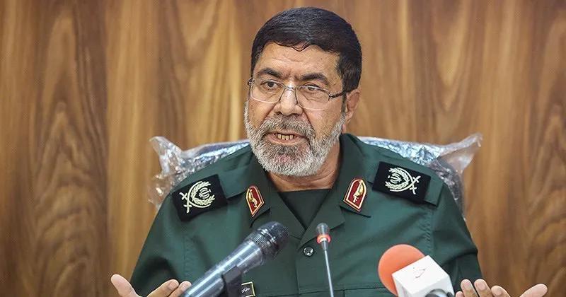 Iran’s Revolutionary Guard (IRGC) spokesman Brigadier General Ramezan Sharif (file photo)