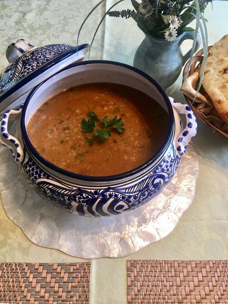 מרק Freekeh אלג'יראי