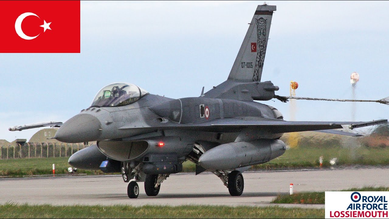 Turkish Air Force F-16 Fighting Falcons at RAF Lossiemouth | JW16.1 - YouTube