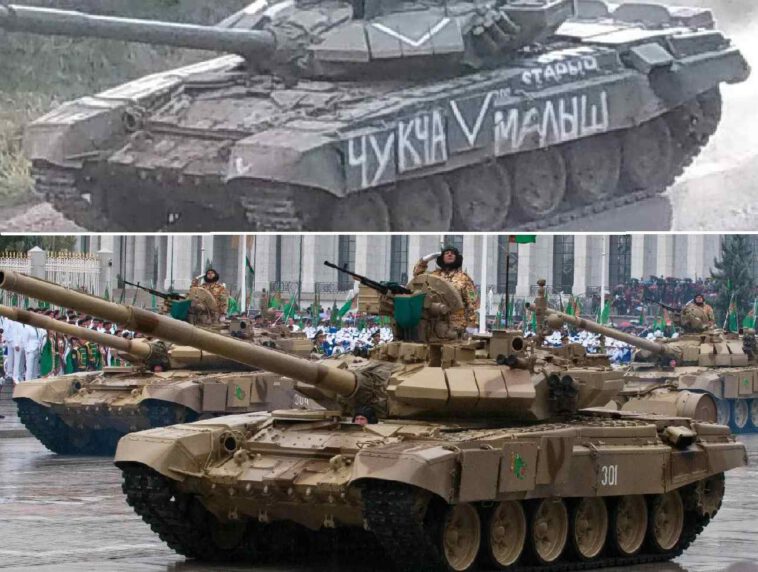 רוסיה משתמשת בטנקי T-90S שיועדו במקור לייצוא לאלג'יריה במלחמת אוקראינה