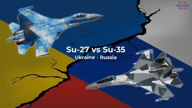 מטוס סו-27 רוסי "מיירט" מטוס קרב חמקני F-35 מעל הים הבלטי