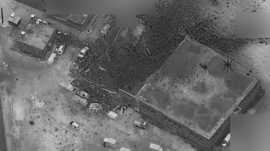 מהאתרים הקודמים שנפגעו בסוריה - תמונה אקספרסיבית.  אַרְכִיוֹן