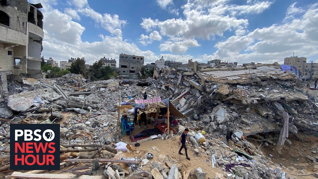 Rebuilding begins in Gaza amid dire conditions in the wake of war with  Israel - YouTube
