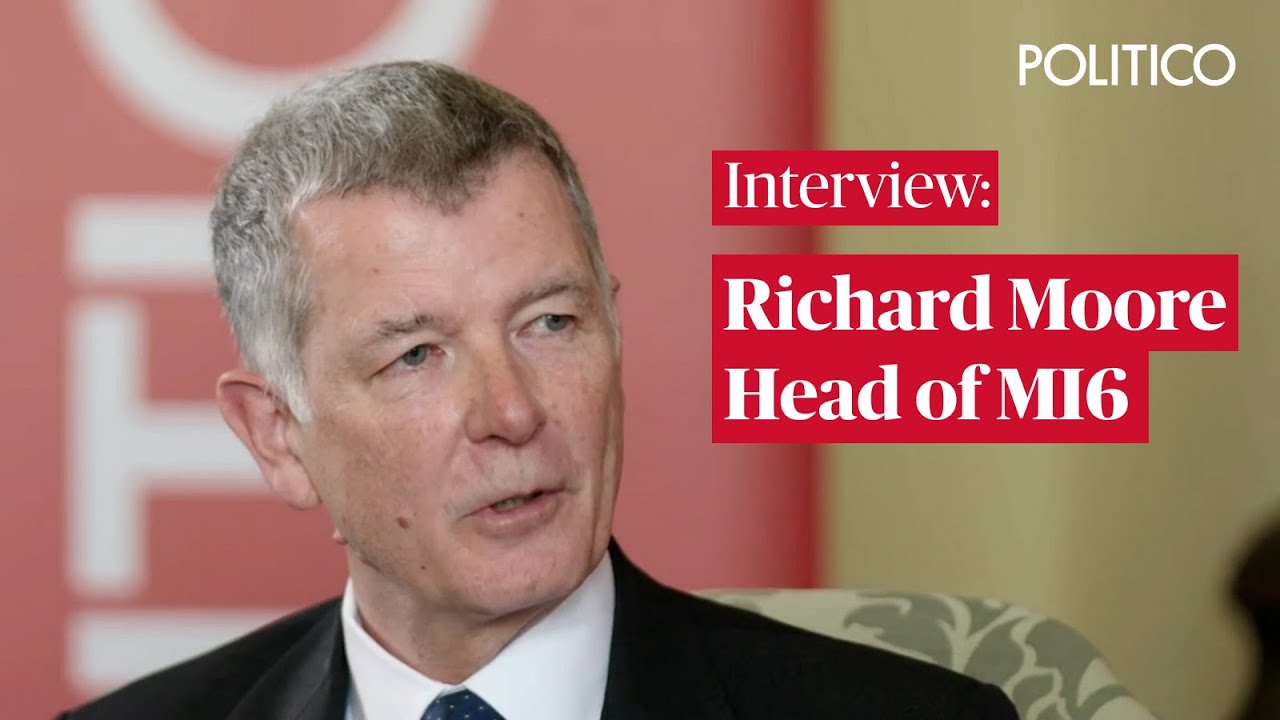 Watch: MI6 boss Richard Moore on global security, Ukraine war and impact of  AI | POLITICO - YouTube