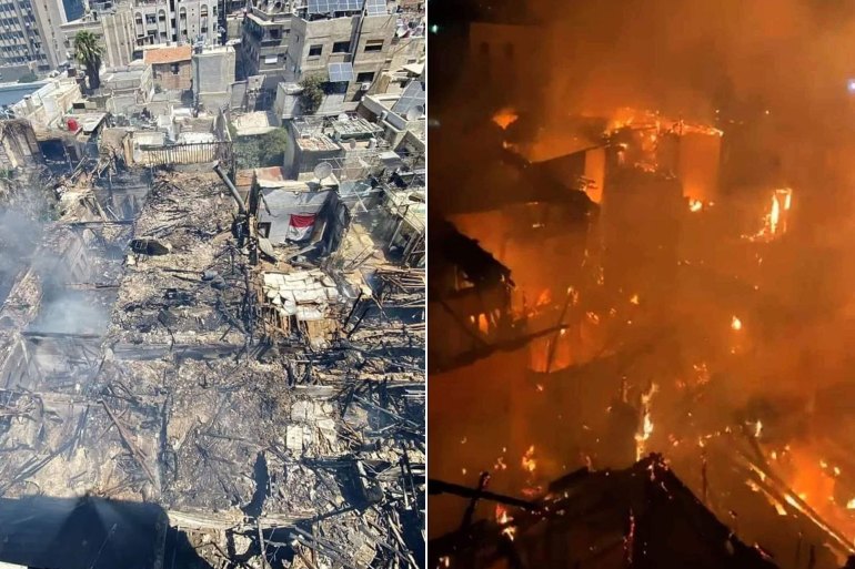 حريق حي ساروجة بدمشق يشعل غضب منصات التواصل الاجتماعي | أخبار | الجزيرة نت