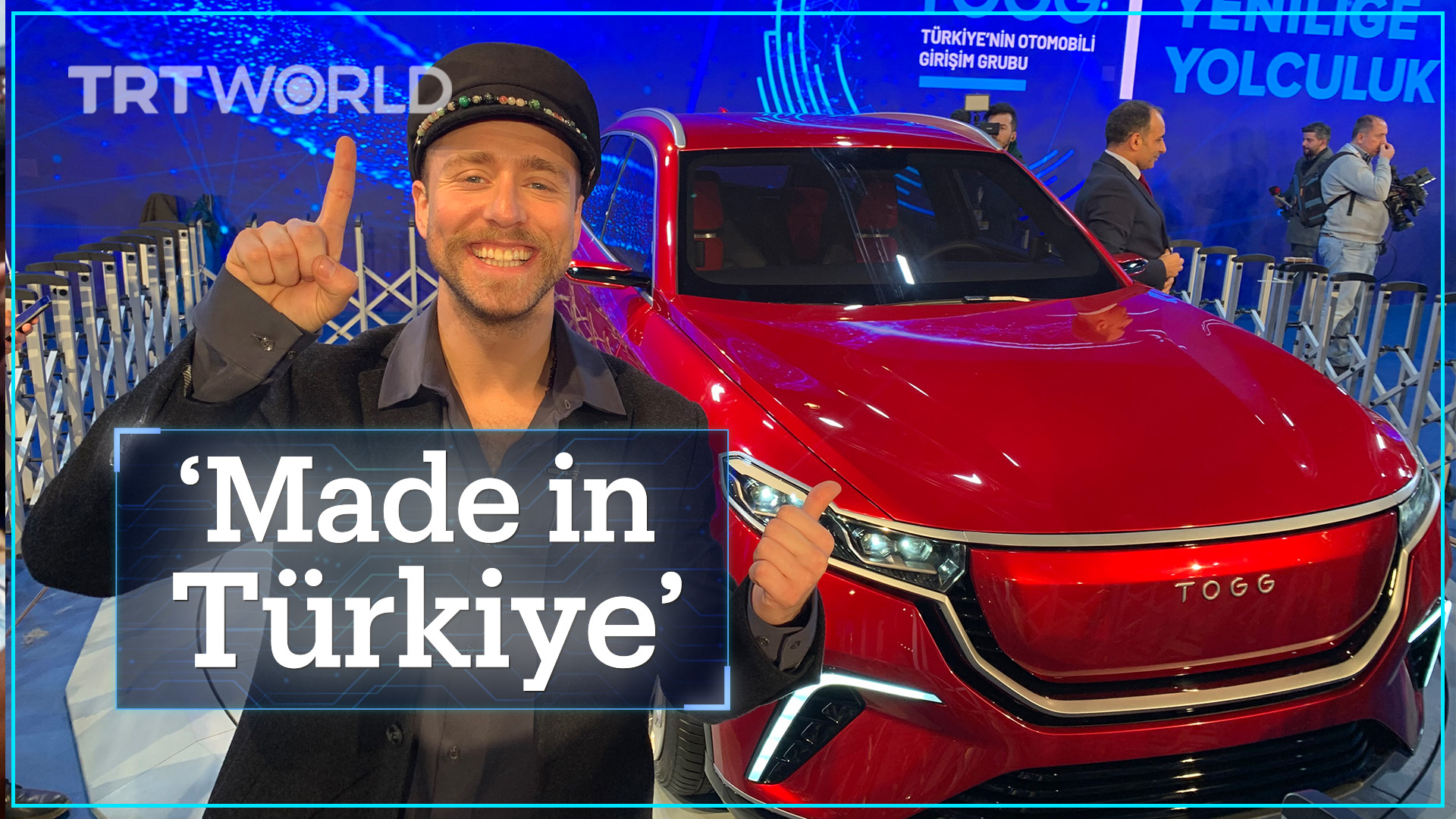 TRT World on Twitter: "TOGG has introduced two models of Turkey's first domestically developed electric car. We head to the ceremony to see the big unveiling https://t.co/Oy3rGBxUaz" / Twitter
